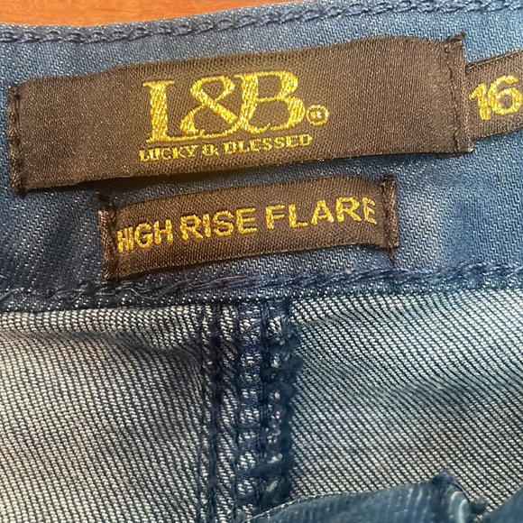 Lucky & Blessed Sexy High Rise Flare Pants - Picture 3 of 5